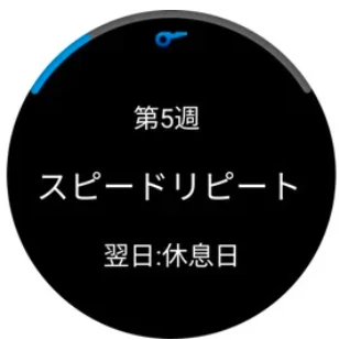 ガーミンコーチの画面イメージ