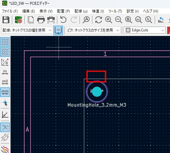 REFの表示を非表示にすることができた画面状態