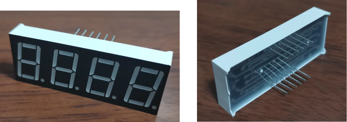 4桁7セグメントLEDディスプレイ